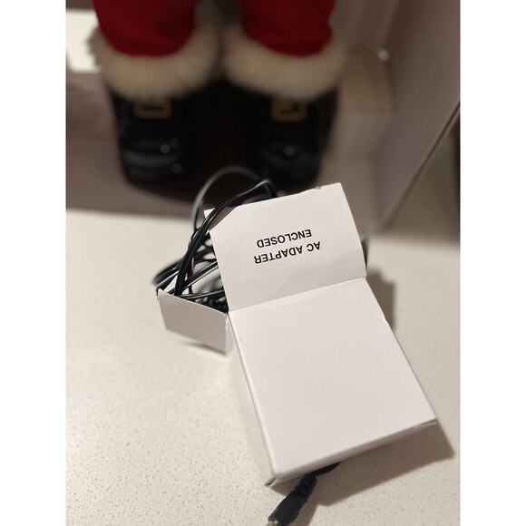 Jingle Bell Rock 16" Singing & Dancing Santa Claus AC Adapter 1998 in box - Picture 6 of 7